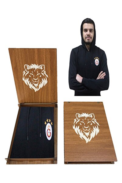 Galatasaray Armalı Lisanslı Sweatshirt (Hediye Ahşap Kutulu)