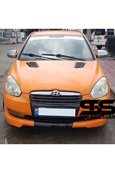 STS Oto Aksesuar Hyundai Accent Era Uyumlu Piano Black Kaput Üstü Havalandırm...