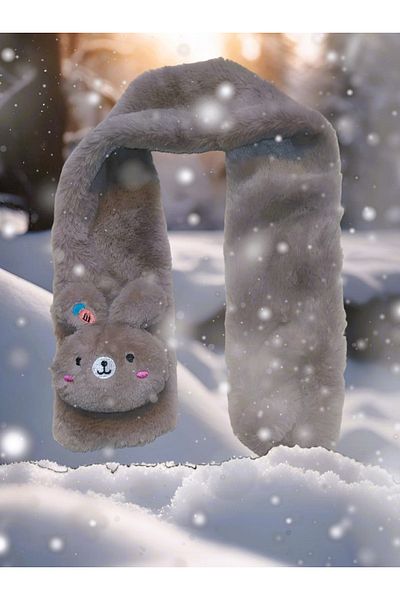MONİCATİME RABBIT PLUSH SCARF