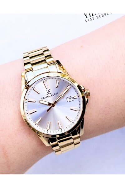 Daniel Klein Kadın Kol Saati Gold Renk Çelik Su Geçirmez 2 Yıl Garantili