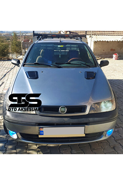 STS Oto Aksesuar Fiat Albea Uyumlu Piano Black Kaput Üstü Havalandırma Izgarası