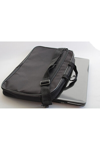 garden Moda Чанта за лаптоп 15,6-инчова водоустойчива чанта с цип с подробен черен документ Компютърна чанта за лаптоп