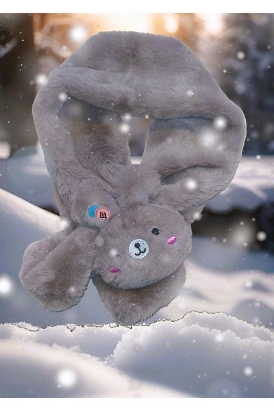 MONİCATİME RABBIT PLUSH SCARF