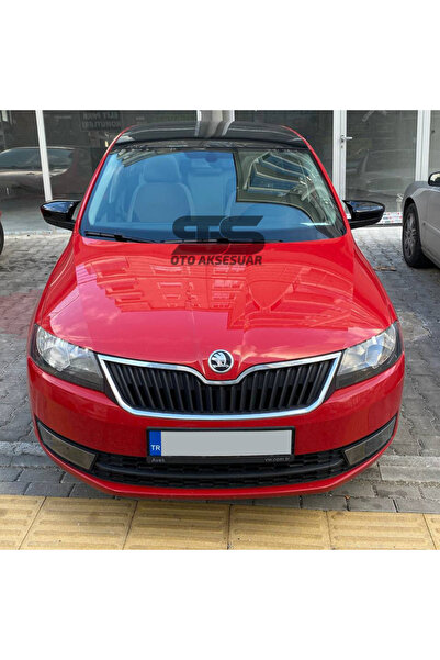 STS Oto Aksesuar Skoda Rapid 2015-2017 Sinyalli Uyumlu Batman Yarasa Ayna Kap...