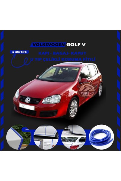 STS Oto Aksesuar Volksvogen Golf 5 Oto Araç Kapı Koruma Fitili 5metre Parlak ...