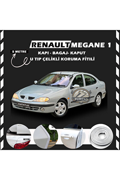 STS Oto Aksesuar Renault Megane 1 Oto Araç Kapı Koruma Fitili 5metre Parlak B...