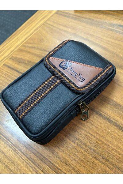 meqlife Clamshell Taktil Waist Belt Bag Leather Wallet