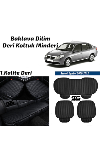 STS Oto Aksesuar رينو سيمبول ثاليا متوافق مع 2008-2012 وسادة مقعد السيارة من ...