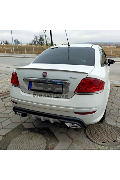 STS Oto Aksesuar Fiat Linea Bagaj Üstü Spoiler Bagaj Çıtası Beyaz