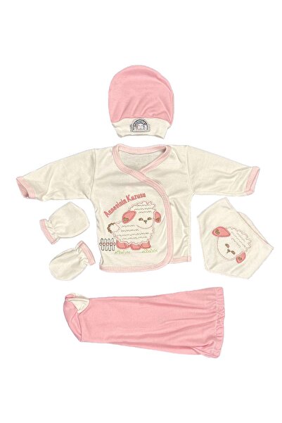 dk denemekabini Newborn Hospital Exit Set of 5 - Pink