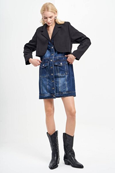 Friday Mood Denim Dress with Jacket Detail