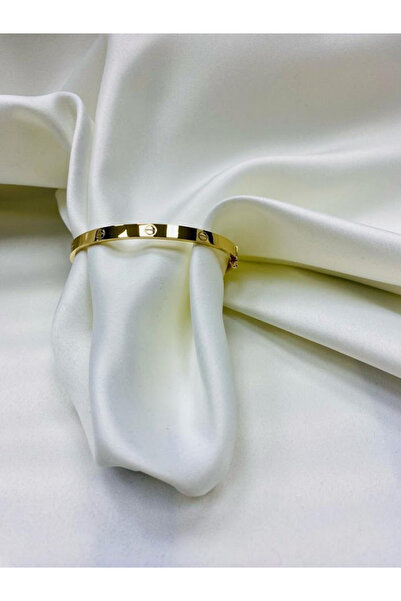 Adel Gold 14 Ayar Altın 5 Mm Kelepçe Bilezik 7.20 gr