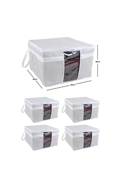 Epilons Mini Boy Pencereli Hurç Çok Amaçlı Düzenleyici Saklama Kutusu 40x30x4...