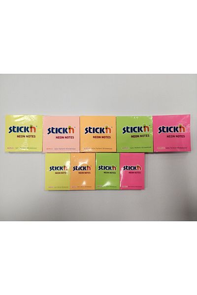 Gıpta 9 Pack Mixed Color Adhesive Note Paper