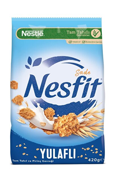 Nestle Nesfit Sade Tam Tahıllı Mısır Gevreği 420 Gr x 3 Adet
