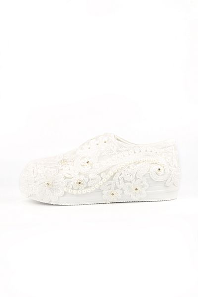 E&L Company 3.5cm PADDED HEELLace and pearl embroideredBride with no running warranty