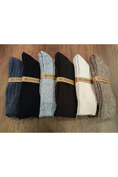 Leement socks 6 чифта зимни дебели вълнени чорапи Качествена овнешка вълна