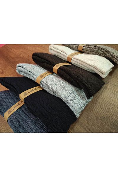 Leement socks 6 чифта зимни дебели вълнени чорапи Качествена овнешка вълна