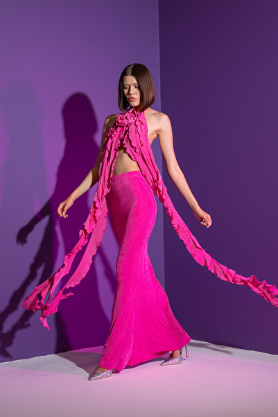 Kikiriki Beli Lastikli Uzun Etek