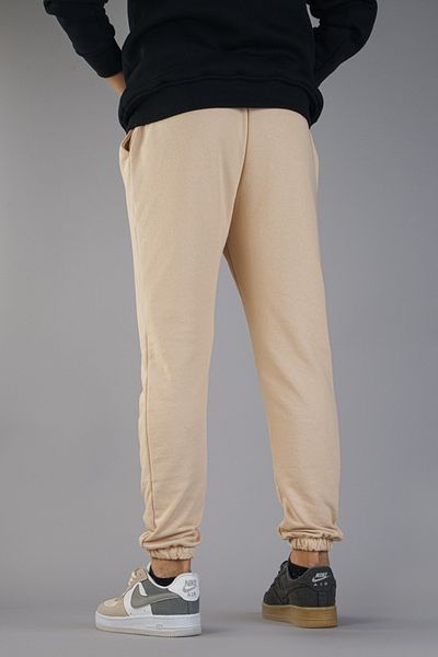 bombe Men's Beige Sweatpants 3 Thread Cotton