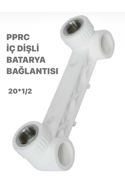 KALDE Pprc Çiftli Batarya Bağlantısı 20*1/2 ** Kalorifer Doğalgaz Su Tesisat Malzemesi