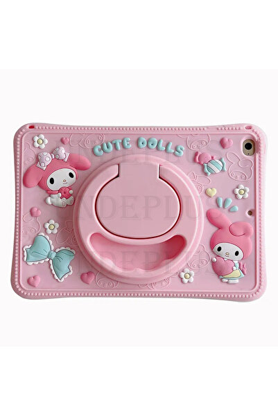 UnDePlus Uyumlu iPad 8. Nesil 10.2" Kılıf Cute Dolls Çocuk Karekter Kılıfı A2...
