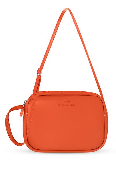 Frank Martin Black Women's Model - Handbag and Shoulder Bag with Cross Strap, Zipper and Adjustable Strap