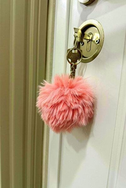 WAPPA Pudra Ponpon Peluş Anahtarlık, Çanta Süsü