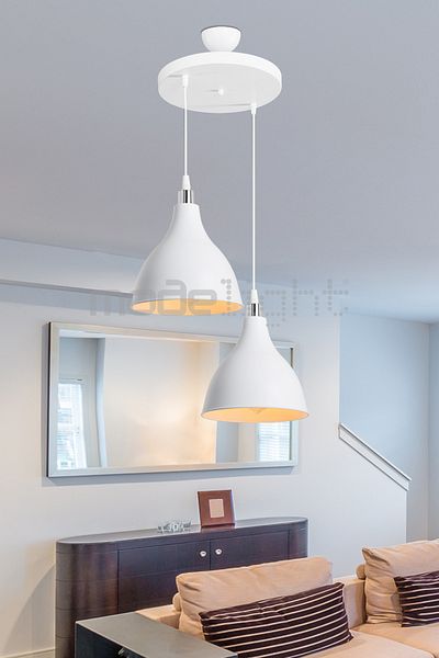 AG LightDesign White Pendant Chandelier Bedroom Living Room Kitchen Corridor Lamp