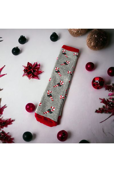 Sembol New Year Themed Women's Men's Towel Socks Christmas New Year Size 36-43