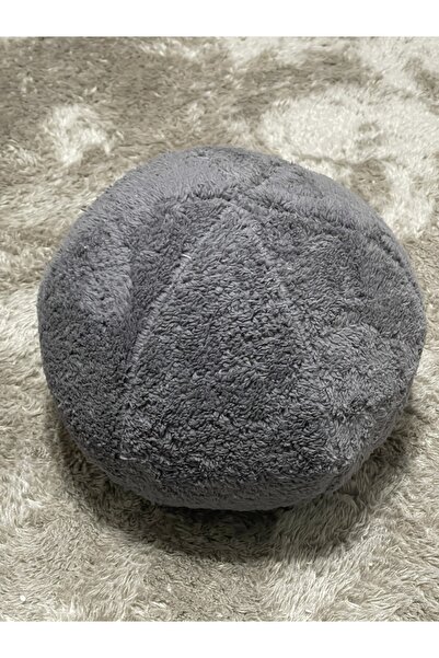 happyteks welsoft pluș pernă cu bile gri pernă decorativă revelion craciun