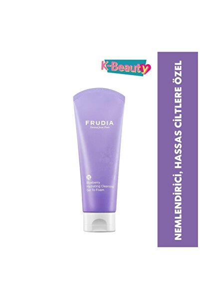FRUDIA Blueberry Hydrating Gel To Foam jel yüz Temizleyici nemlendirme etkili...