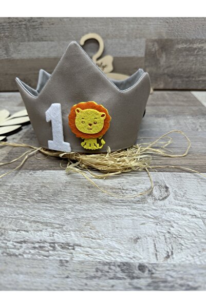 Feriatolye Safari konsepti 1 yas 2 yas 3 yas doğum günü şapkası