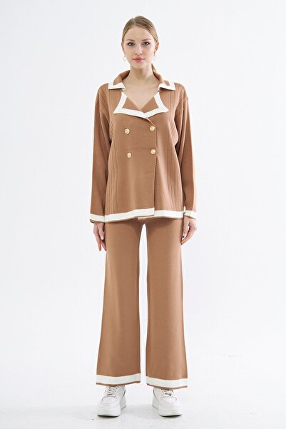 Minharir Set de tricotaje dublu cu nasturi