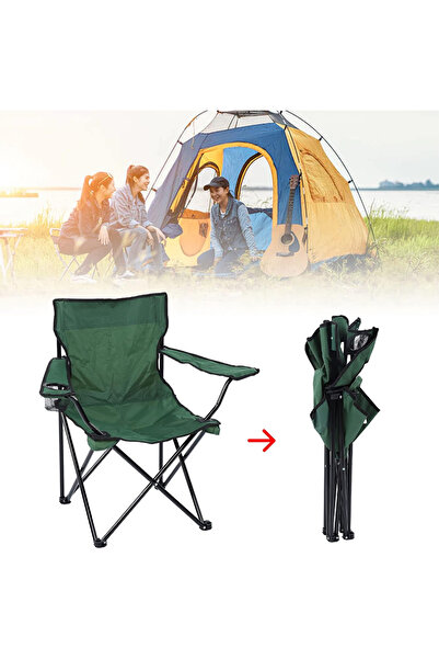 SH TICARET Axe Tools Practical Portable Folding Cloth Chair Kpf88239