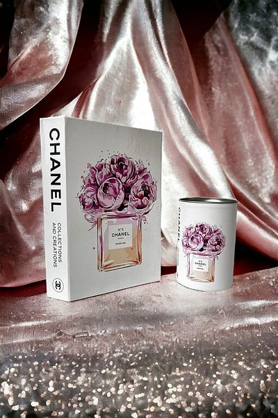 Saccura Decor Set of 2 Decorative Book Box Set, Cylinder and Decorative Box Set