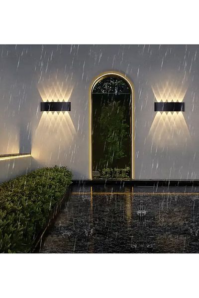 burenze شمعدان LED هايتي بقيادة الطاقة الحديثة يضيف رؤية أنيقة وخمسة انعكاسات 10 وات