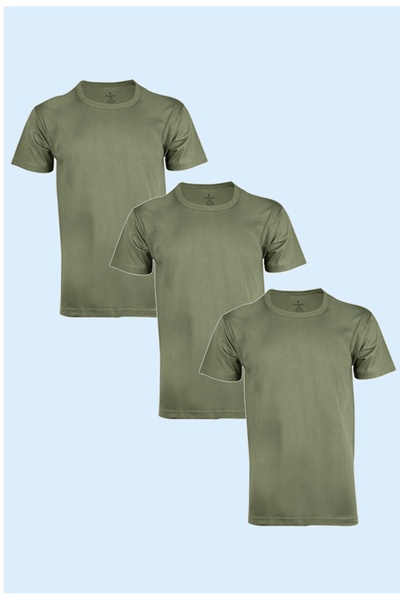 Ceylanoğlu 6 Lı Paket Erkek Penye Süprem Bisiklet Yaka Kısa Kol Fanila Atlet