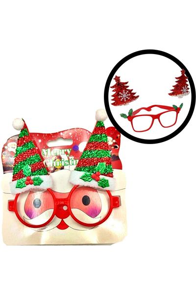 Yenigeldi New Year's Fun Decorated Glasses, Ornamental Glasses,
