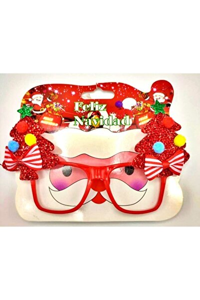 Yenigeldi Yılbaşı Eğlenceli Süslü Gözlük, Süs Gözlüğü,