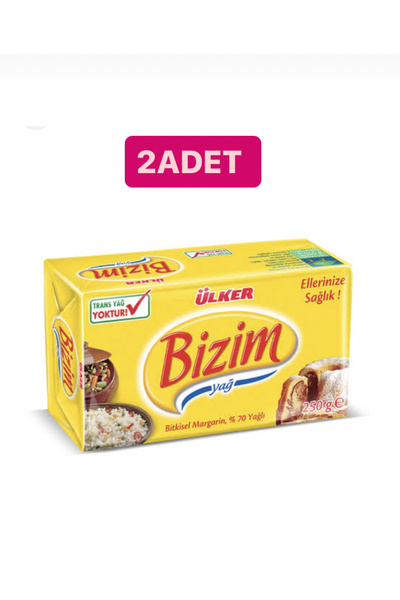 Ülker Bizim margarin 250gr 2adet