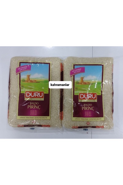 Duru Baldo Pirinç Kaliteli Lezzetli 2 Paket 2 Kiloluk Toplam 4kilo Gönderim