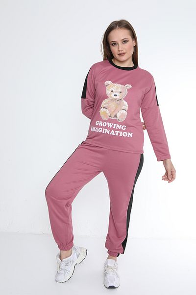 FAMES PİJAMA Imagination Two Thread Long Sleeve Women's Pajama Set