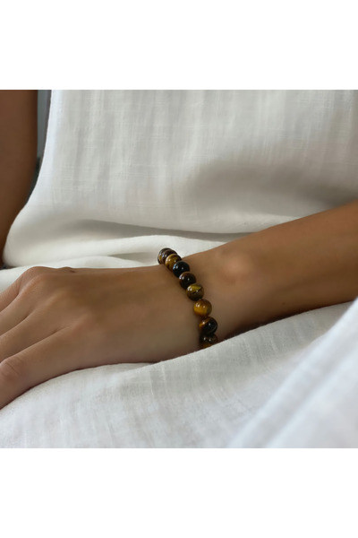 A+ QUALITY | The Magic of Unique Stone: Tiger Eye Natural Stone Bracelet > Certified - Handcrafted