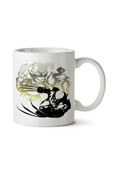 ART HEDİYE كوب مطبوع على الجانبين من FOUR WOLVER-X