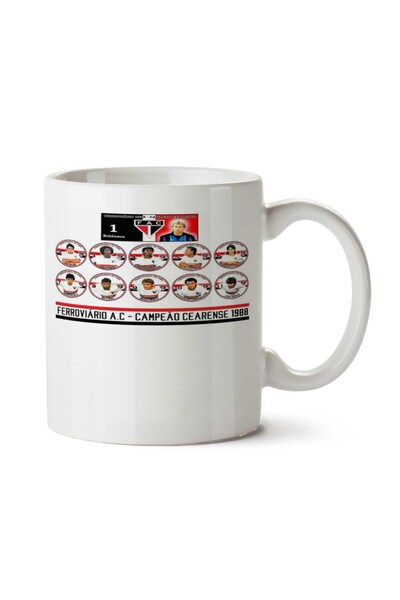 ART HEDİYE كوب FERRIM TIME BOTÓN 1988 مطبوع على الجانبين