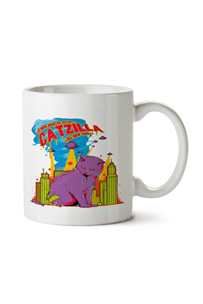 ART HEDİYE كوب كاتزيلا مطبوع على الجانبين