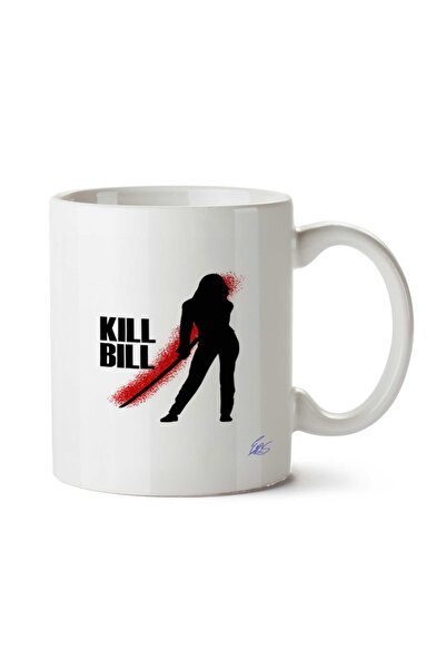 ART HEDİYE كوب بتصميم Kill Bill مطبوع على الجانبين
