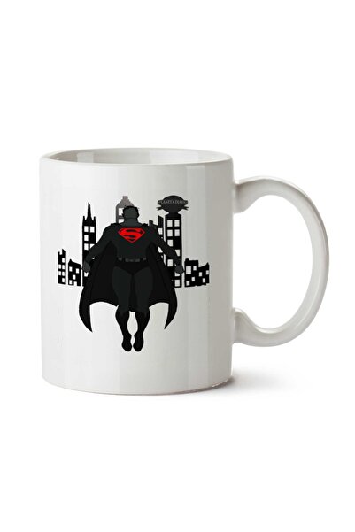 ART HEDİYE Fly Up Superman Two Sided Printed Mug