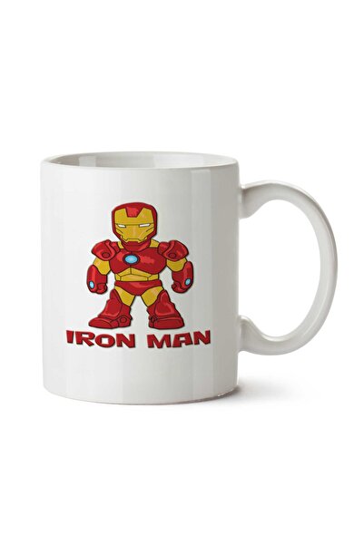 ART HEDİYE Iron Man, Homem de Ferro, Super Heróis Two Side Printed Mug